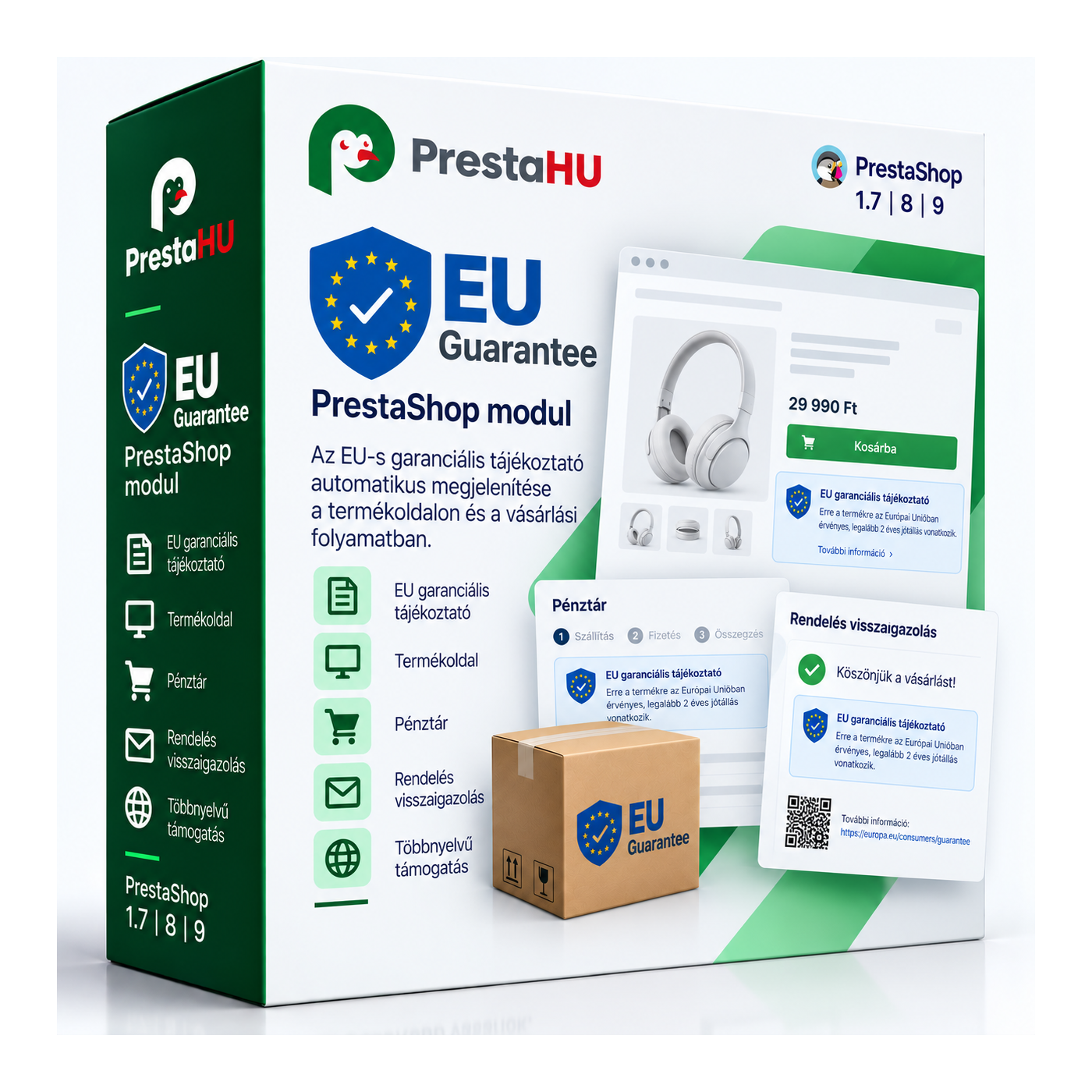 EU product guarantee: legal guarantee notice and GARAN label